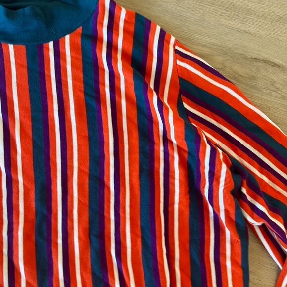 Victor Glemaud for Target Striped Mock Turtleneck Pullover Sweater 2X - Picture 5 of 9